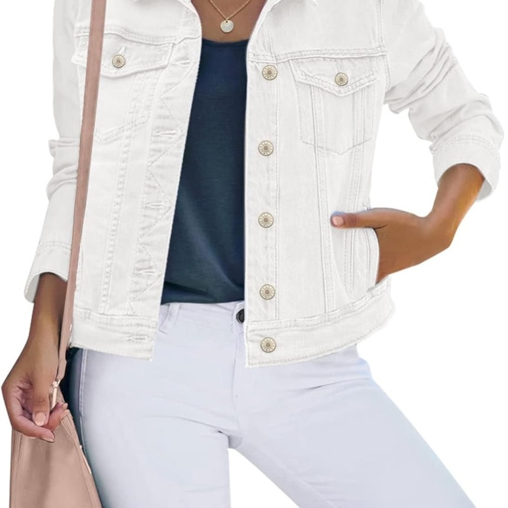 SALE! 3 for $10 Levi's Classic White Jean Jacket
